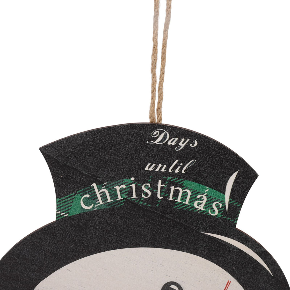 Christmas Day Sign Puppet Man Style 4mm Thickness Lightweight Easy Hanging Poplar Wood Welcome Door Decoration