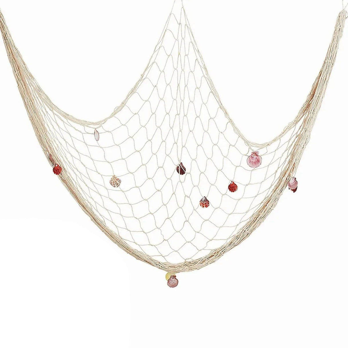 Nautical Decorative Fishing Net Cotton Hand Weaving Mediterranean Style Fishing Net for Party Home Photography Props