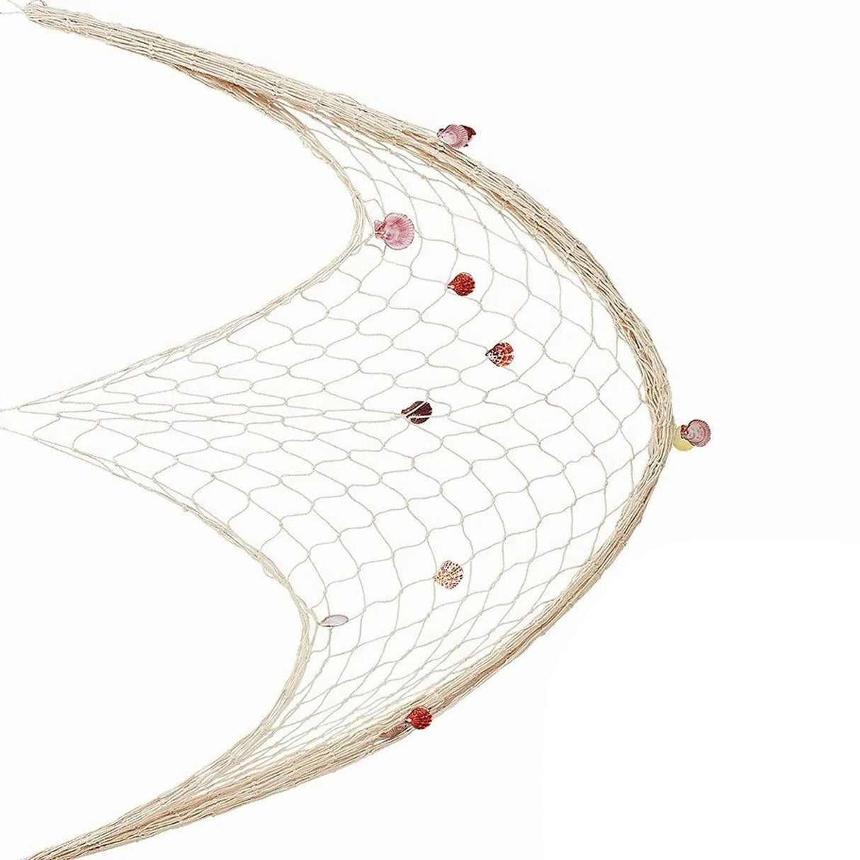 Nautical Decorative Fishing Net Cotton Hand Weaving Mediterranean Style Fishing Net for Party Home Photography Props