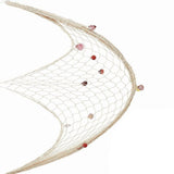 Nautical Decorative Fishing Net Cotton Hand Weaving Mediterranean Style Fishing Net for Party Home Photography Props