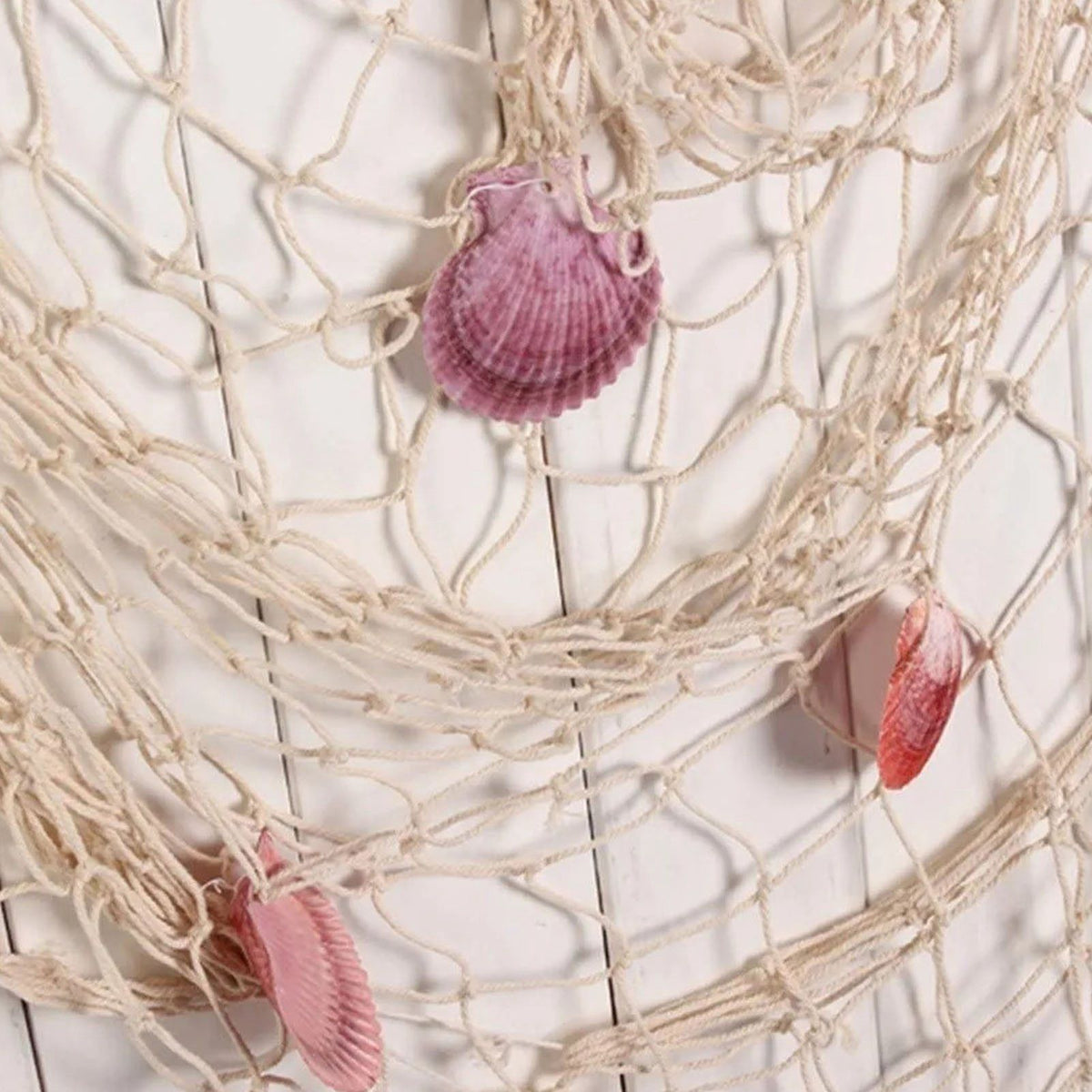 Nautical Decorative Fishing Net Cotton Hand Weaving Mediterranean Style Fishing Net for Party Home Photography Props