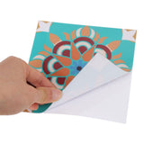 10Pcs Tile Sticker 5.9x5.9in Waterproof Anti Oil Moroccan Style Thick PVC Peel and Stick Tile for Wall Stairs Kitchen