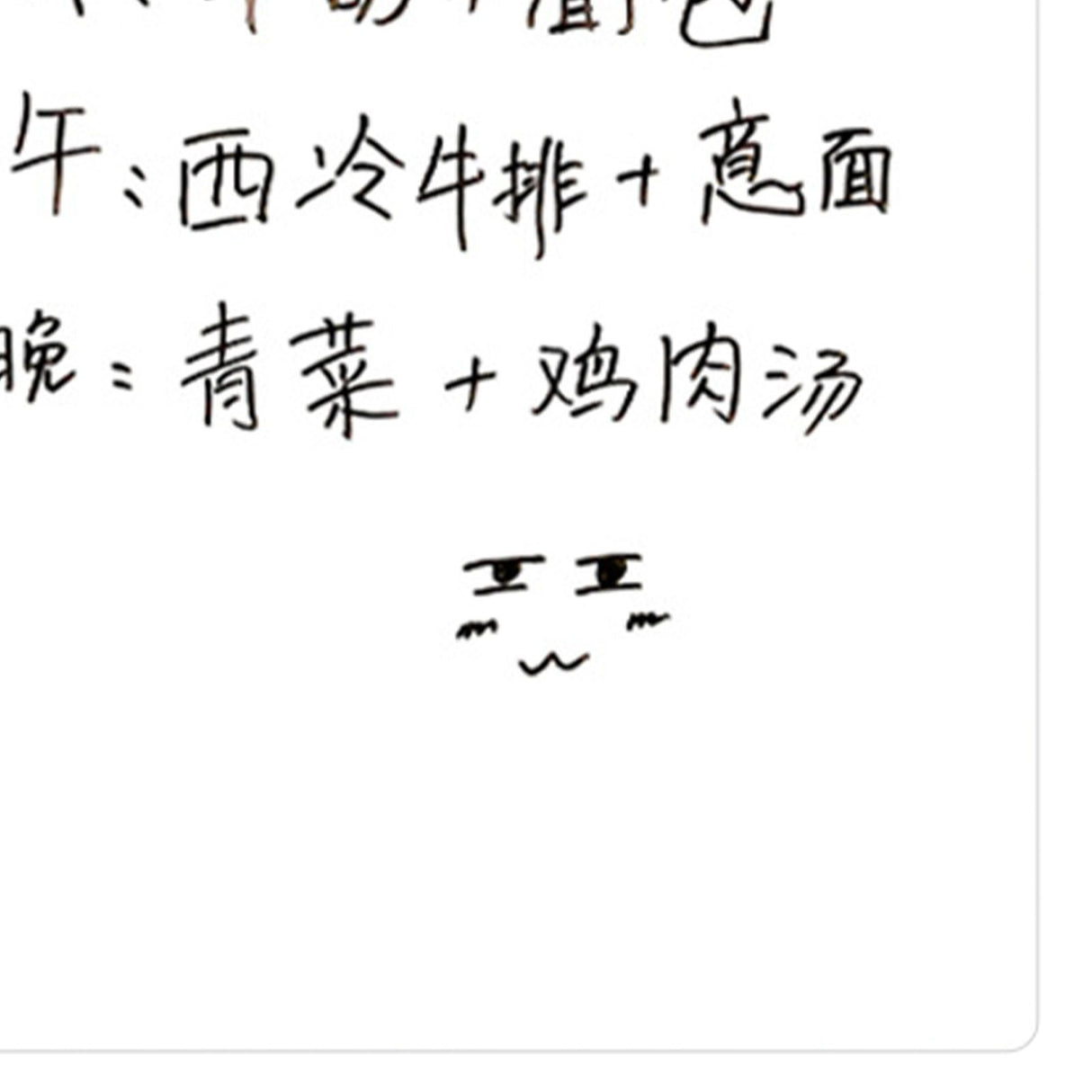 Magnetic Refrigerator Note Sticker Erasable Writable Soft Whiteboard Memo Note Sticker with Pen A3 Blank Message Board