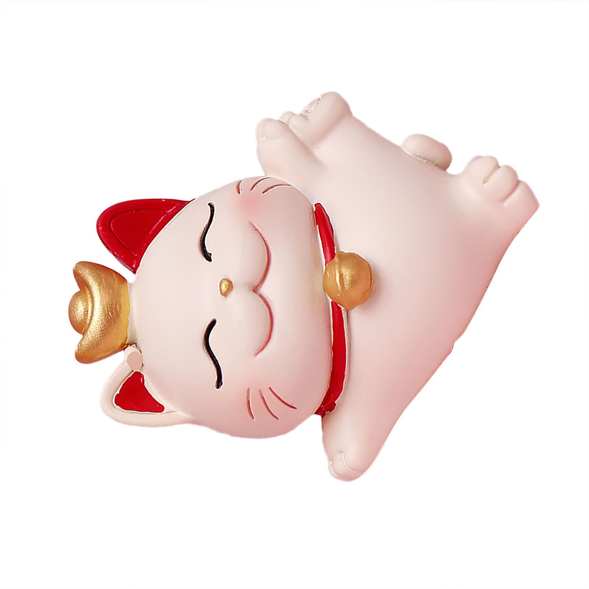 Lucky Cat Ornament Synthetic Resin Fortune Cat Statue Decoration for Home Living Room SJ0001 3
