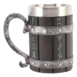 Large Beer Mug Decorative Printing High Temperature Resistance Stainless Steel Resin Water Fruit Juices Mug Cup