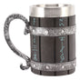 Large Beer Mug Decorative Printing High Temperature Resistance Stainless Steel Resin Water Fruit Juices Mug Cup