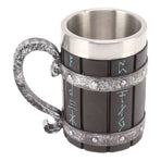 Large Beer Mug Decorative Printing High Temperature Resistance Stainless Steel Resin Water Fruit Juices Mug Cup