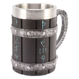 Large Beer Mug Decorative Printing High Temperature Resistance Stainless Steel Resin Water Fruit Juices Mug Cup