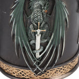 Stainless Steel Mug Innovative Dragon Pirate Retro Style Large Capacity Beer Cup for Beer Coffee Drink Bronzer - Extra Image