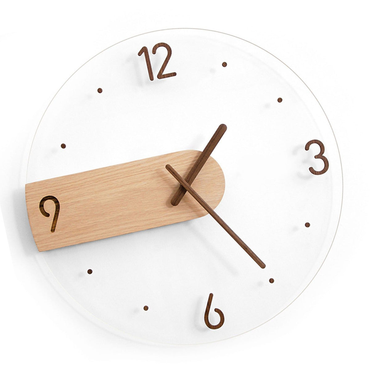 Wall Clock Innovative Minimalist Prevents Ticking Sweep Movement Modern Nordic Wall Clock for Living Room Bedroom