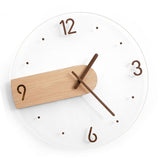 Wall Clock Innovative Minimalist Prevents Ticking Sweep Movement Modern Nordic Wall Clock for Living Room Bedroom