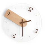 Wall Clock Innovative Minimalist Prevents Ticking Sweep Movement Modern Nordic Wall Clock for Living Room Bedroom