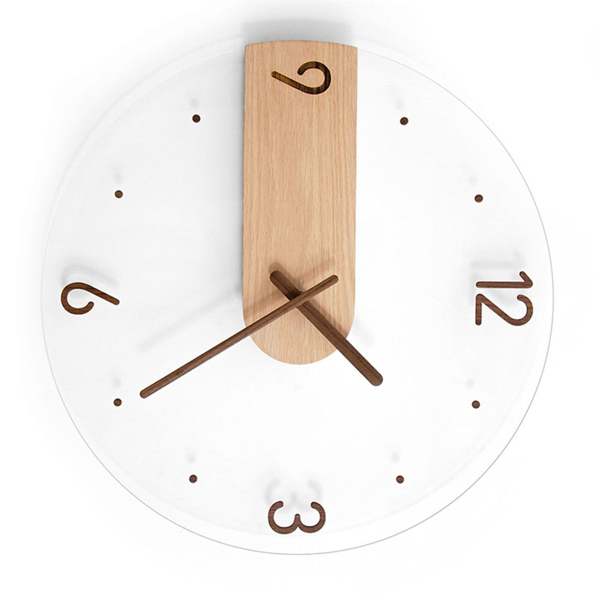 Wall Clock Innovative Minimalist Prevents Ticking Sweep Movement Modern Nordic Wall Clock for Living Room Bedroom