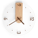 Wall Clock Innovative Minimalist Prevents Ticking Sweep Movement Modern Nordic Wall Clock for Living Room Bedroom