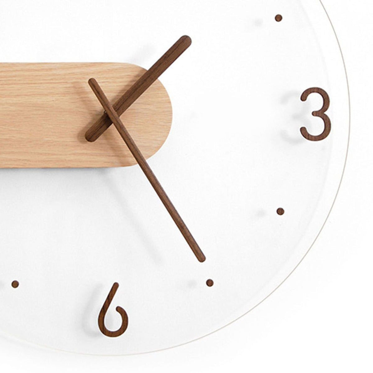 Wall Clock Innovative Minimalist Prevents Ticking Sweep Movement Modern Nordic Wall Clock for Living Room Bedroom