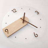 Wall Clock Innovative Minimalist Prevents Ticking Sweep Movement Modern Nordic Wall Clock for Living Room Bedroom