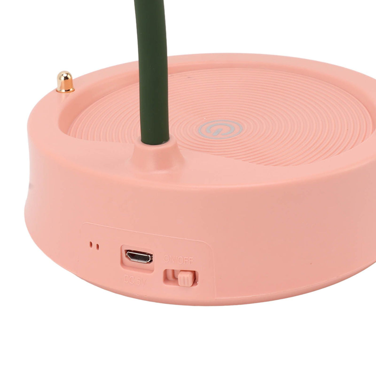 3W LED Touch Desk Lamp 3 Gear Dimmable Foldable Petal Shape Desktop Table Light USB 5V Pink