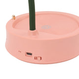 3W LED Touch Desk Lamp 3 Gear Dimmable Foldable Petal Shape Desktop Table Light USB 5V Pink - Extra Image