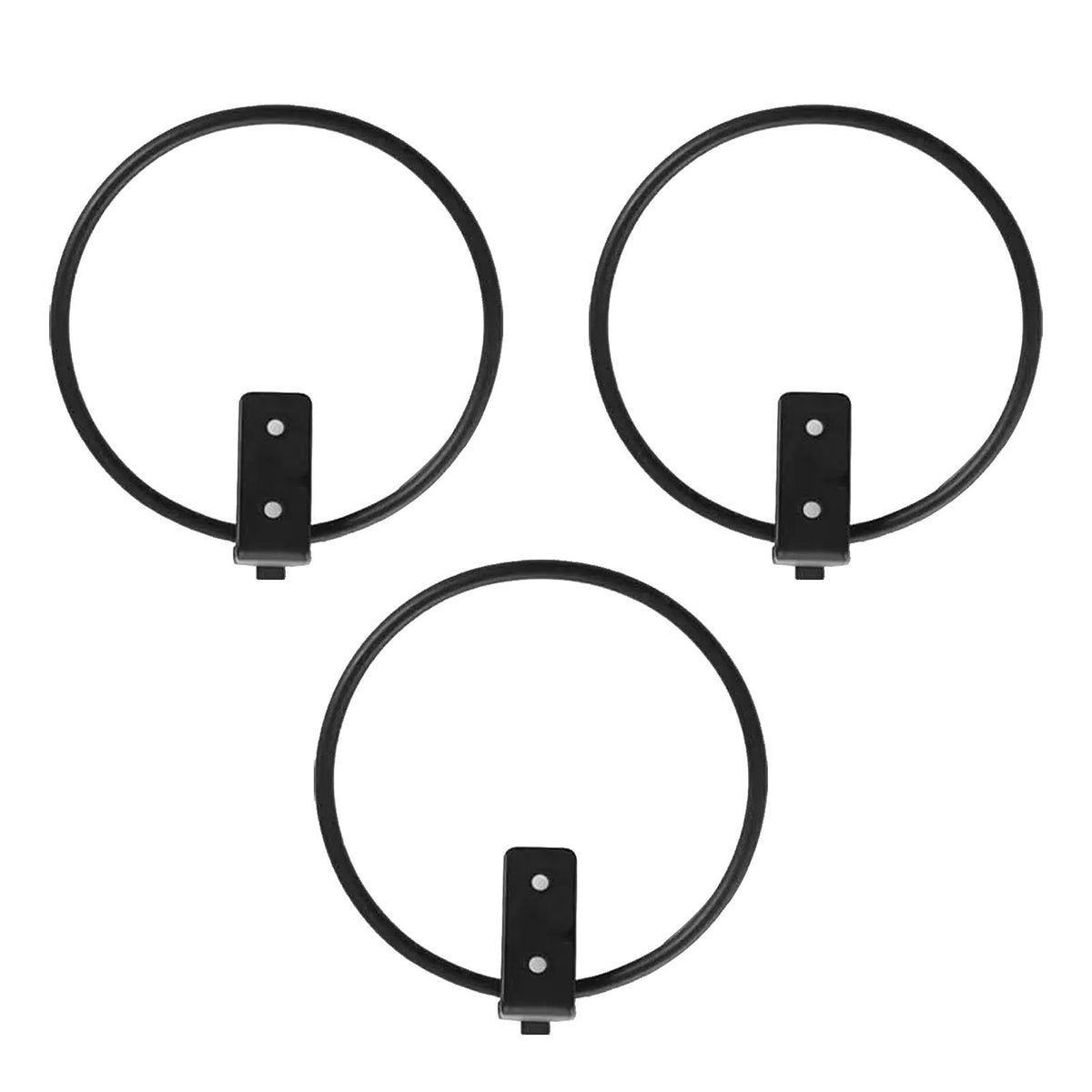3Pcs 6 Inch Flower Pot Holder Ring Wall Mounted Metal Plant Pot Hanger for Indoors Outdoors