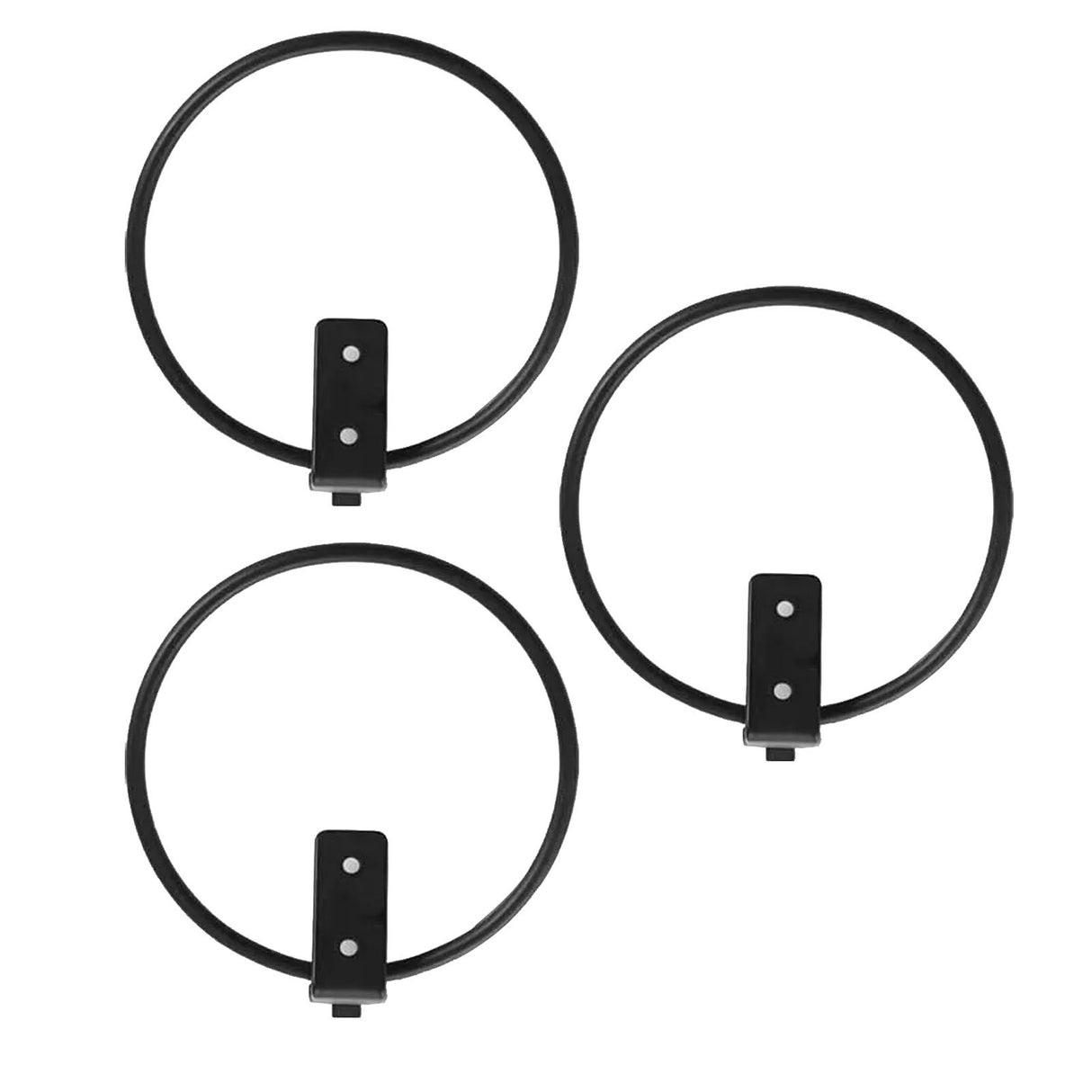 3Pcs 6 Inch Flower Pot Holder Ring Wall Mounted Metal Plant Pot Hanger for Indoors Outdoors