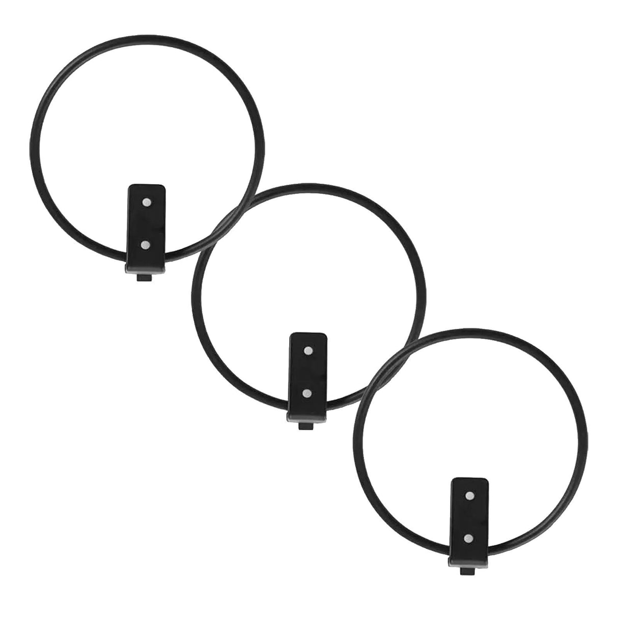 3Pcs 6 Inch Flower Pot Holder Ring Wall Mounted Metal Plant Pot Hanger for Indoors Outdoors
