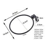 3Pcs 6 Inch Flower Pot Holder Ring Wall Mounted Metal Plant Pot Hanger for Indoors Outdoors - Close-Up Angle