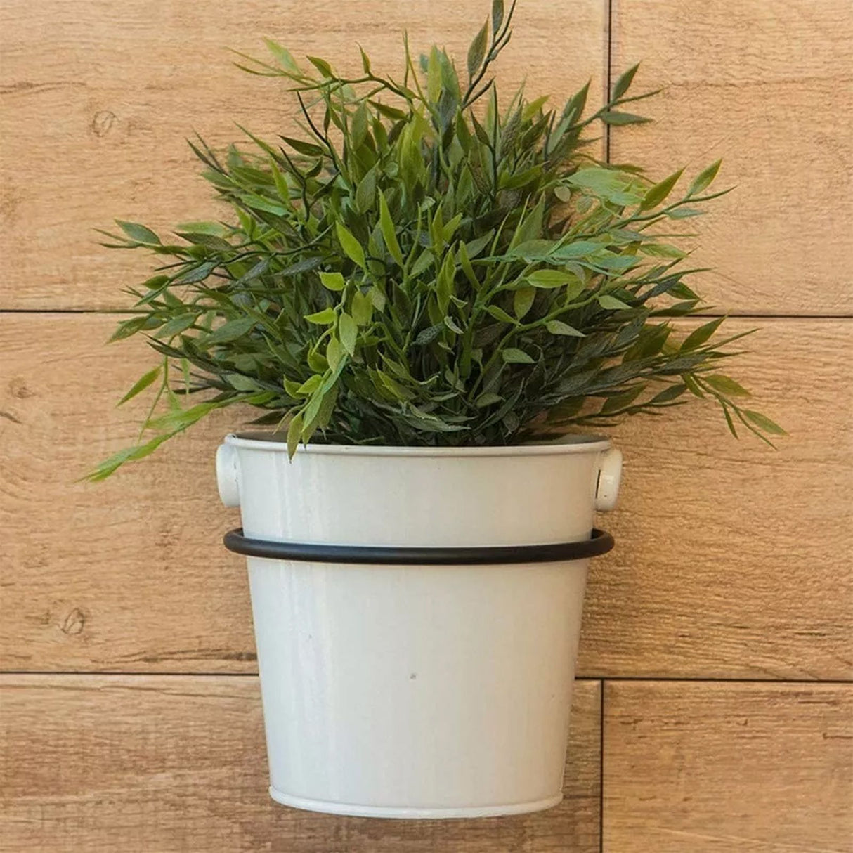3Pcs 6 Inch Flower Pot Holder Ring Wall Mounted Metal Plant Pot Hanger for Indoors Outdoors