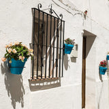 3Pcs 6 Inch Flower Pot Holder Ring Wall Mounted Metal Plant Pot Hanger for Indoors Outdoors