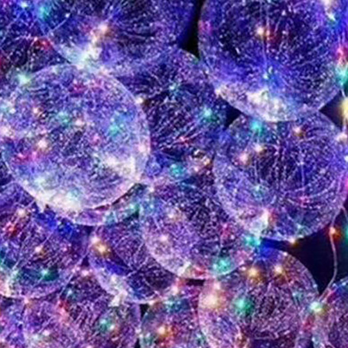 10pcs Luminous Balloon Thickened Explosion Proof Reusable Clear Light Up Balloon for Party Wedding 36 Inch
