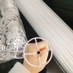 50Pcs Balloon Stick with Cup Transparent Thicken Balloon Stick Holder and Cup for Birthday Party Wedding 15.7 in
