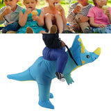 Inflatable Dinosaur Costume Halloween Cosplay Costume Party Riding Triangle Dinosaur Inflatable Doll Suit Children 90‑120cm