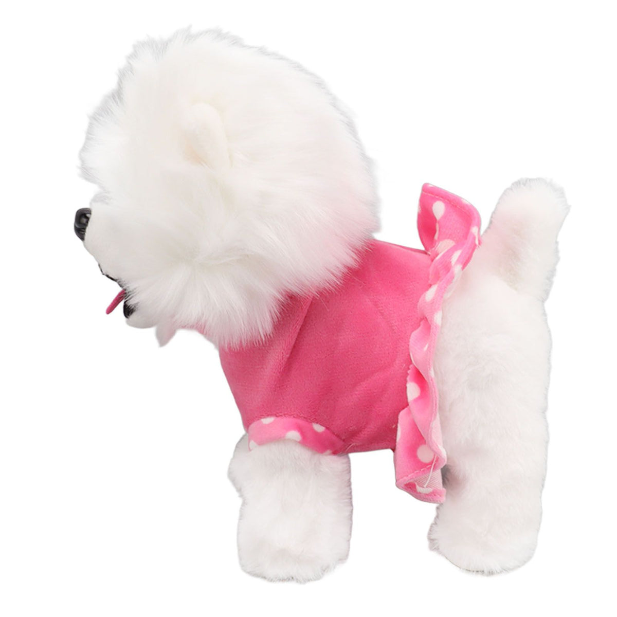 Electronic Plush Dog Interactive Puppy Singing Walking Toy with Remote Control Leash Kids Toddler Birthday Gifts Pink