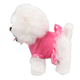 Electronic Plush Dog Interactive Puppy Singing Walking Toy with Remote Control Leash Kids Toddler Birthday Gifts Pink