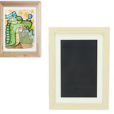 Kids Art Frame Composite Wood Front Opening Changeable Magnetic Picture Display for Crafts Drawing Wood - Extra Image
