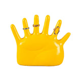 Ring Hand Holder All Round Display Fade Resistant Exquisite Hand Jewelry Display Stand for Bracelets Watches Yellow