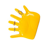 Ring Hand Holder All Round Display Fade Resistant Exquisite Hand Jewelry Display Stand for Bracelets Watches Yellow
