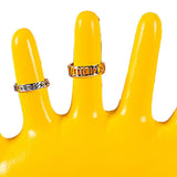 Ring Hand Holder All Round Display Fade Resistant Exquisite Hand Jewelry Display Stand for Bracelets Watches Yellow - Extra Image