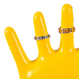 Ring Hand Holder All Round Display Fade Resistant Exquisite Hand Jewelry Display Stand for Bracelets Watches Yellow