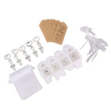 24Pcs Angel Favor Keychains Cute Angel Guest Return Gifts Baby Shower Favors for Wedding Party - Extra Image