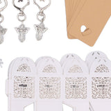 24Pcs Angel Favor Keychains Cute Angel Guest Return Gifts Baby Shower Favors for Wedding Party