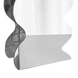 Flower Vase Modern Acrylic Decorative Unique Wavy Shape Vase for Bedroom Living Room Table Mirror - Extra Image