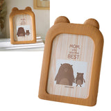 Ins Cute Cartoon Creative Photo Frame 7 Inch Picture Frame Office Desktop Decoration Kindergarten Wall Decoration Brown Bear