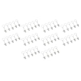 50 Pcs Angel Pendant Keychain Zinc Alloy Silver Vintage Exquisite Auspicious Meaning Guardian Angel Key Ring
