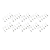 50 Pcs Angel Pendant Keychain Zinc Alloy Silver Vintage Exquisite Auspicious Meaning Guardian Angel Key Ring - Low Angle