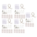 24 Set Baby Bottle Opener Zinc Alloy Cute Baby Bottle Shaped Bottle Opener Baby Shower Return Gift for Baby Shower Party Silver