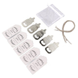 24 Set Baby Bottle Opener Zinc Alloy Cute Baby Bottle Shaped Bottle Opener Baby Shower Return Gift for Baby Shower Party Silver - Low Angle