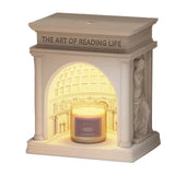 Candle Warmer Lamp Dimmable Decorative Palace Building Design Aroma Candle Melting Light for Bedroom CN Plug Candle Melting Lamp - Side View