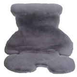 Cute Bedroom Rug Soft Bear Shaped Shaggy Floor Mat for Kids Teen Girls Room Floor Living Room Gray 45x60