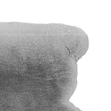 Cute Bedroom Rug Soft Bear Shaped Shaggy Floor Mat for Kids Teen Girls Room Floor Living Room Gray 45x60 - Close-Up Angle