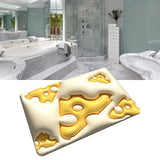 Diatomaceous Earth Floor Mat 3D Visual Water Absorbent Fast Drying Floor Mat for Bathroom H4
